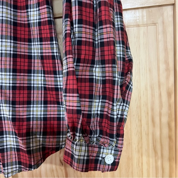 Alex Mill Janelle Blouse in Tartan Size Medium - Picture 7 of 8